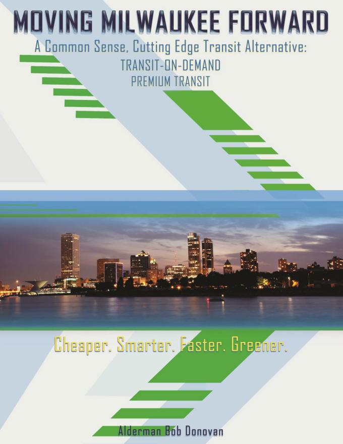 Cover of Moving Milwaukee Forward document