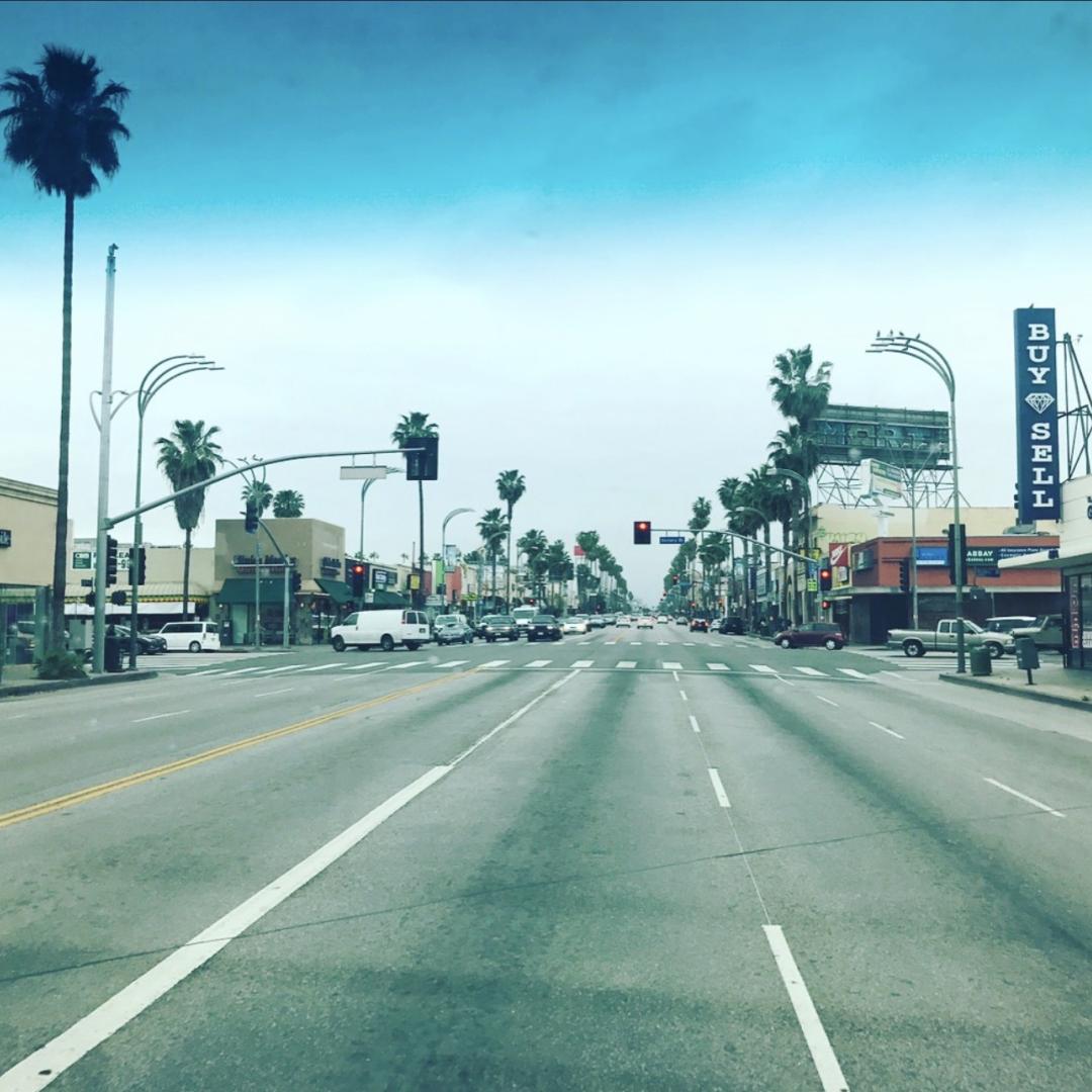 LA boulevard