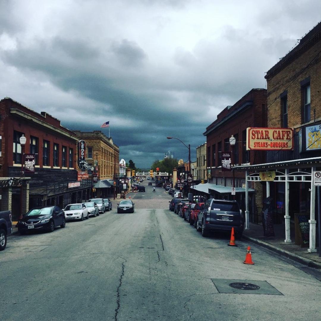 Fort Worth Stockyards street view
