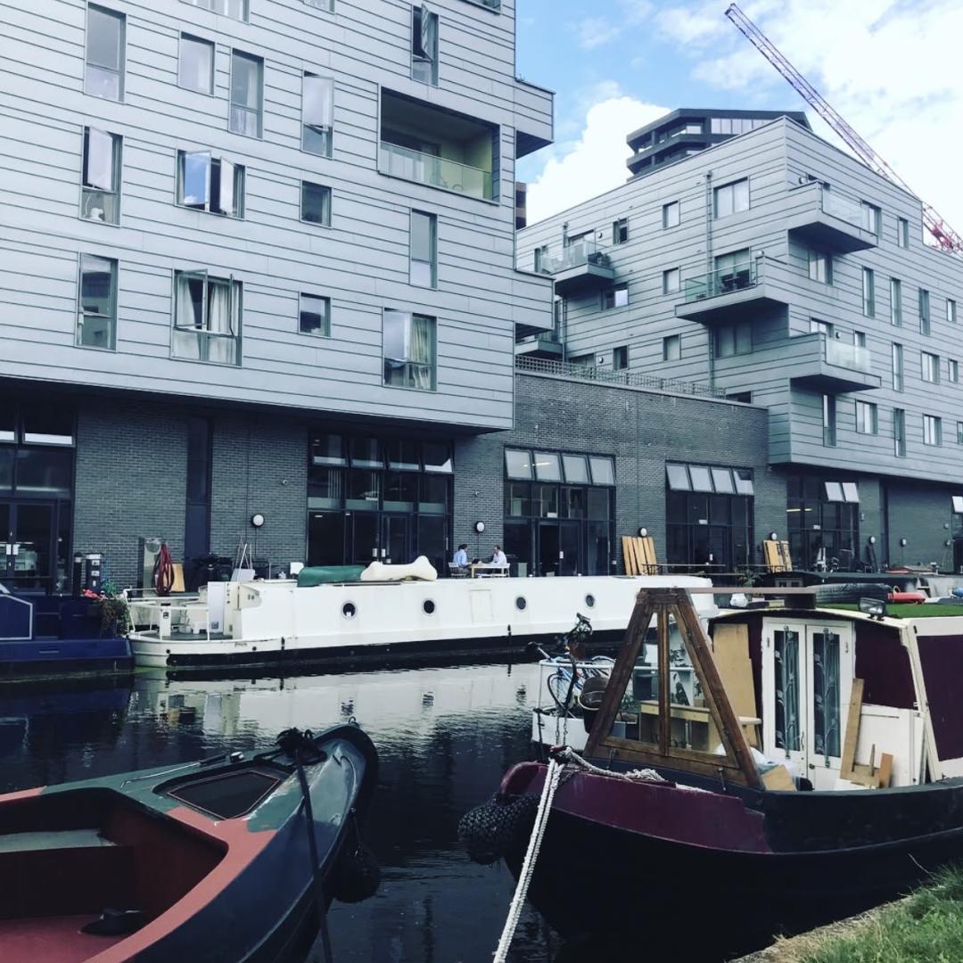 houseboats on canal
