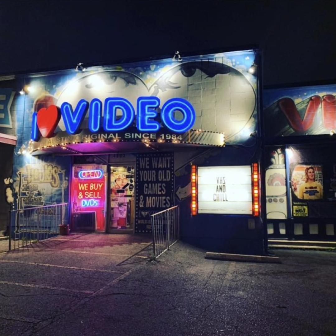 Austin I heart video store