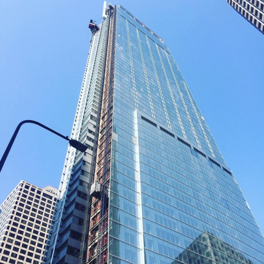 skyscraper from below